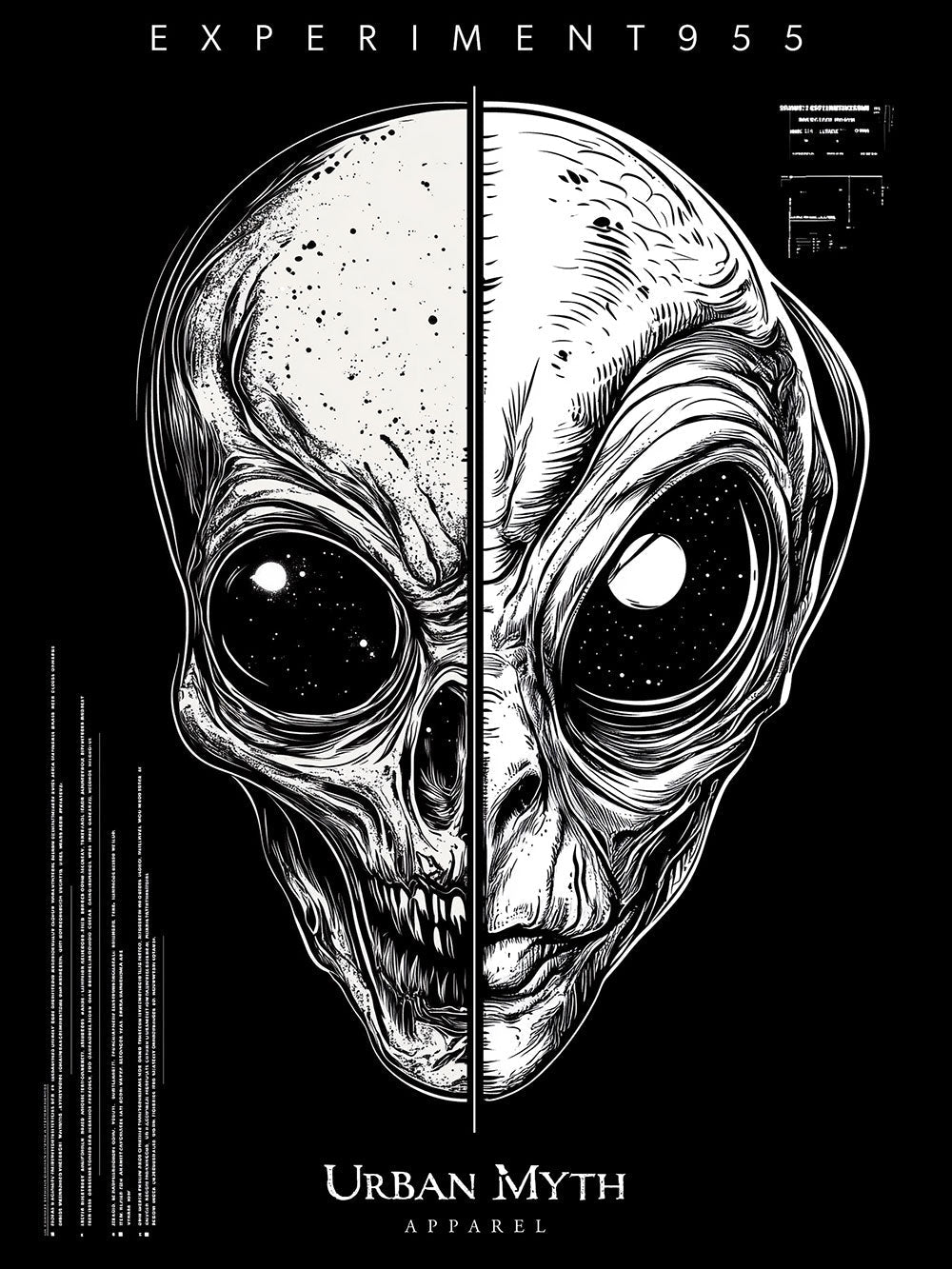 AREA 51: Experiment 955 Tee - Urban Myth Apparel