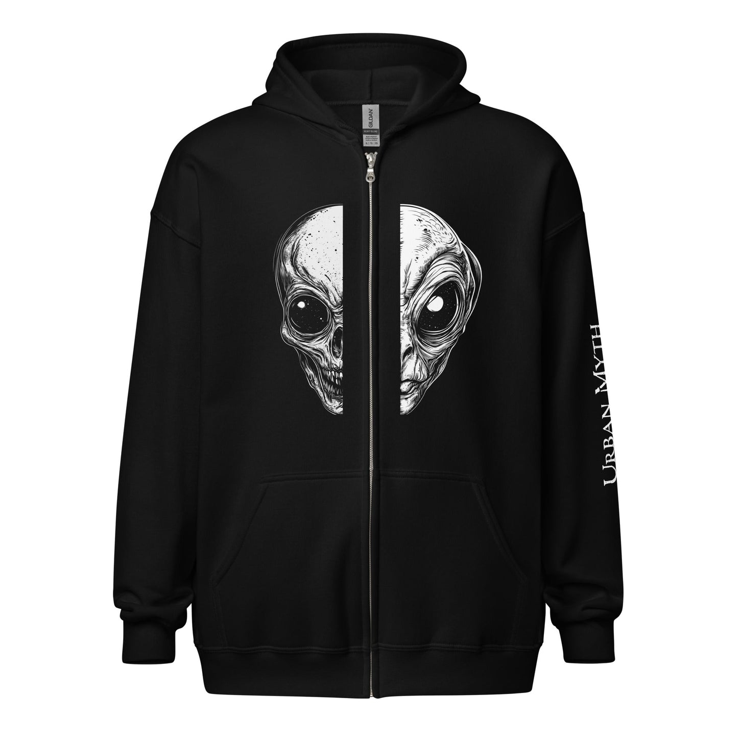 AREA 51 Unisex Zip Hoodie - Urban Myth Apparel
