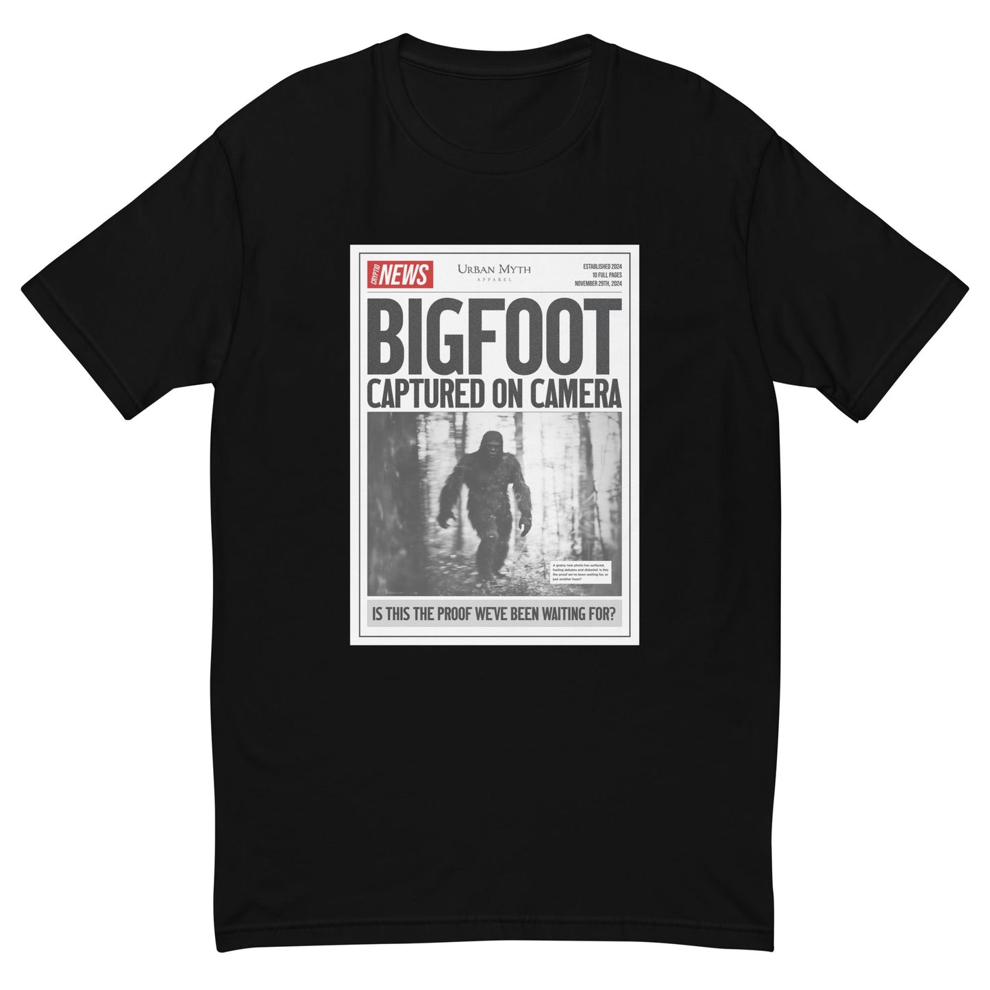 Bigfoot Captured on Camera Tee - Urban Myth Apparel