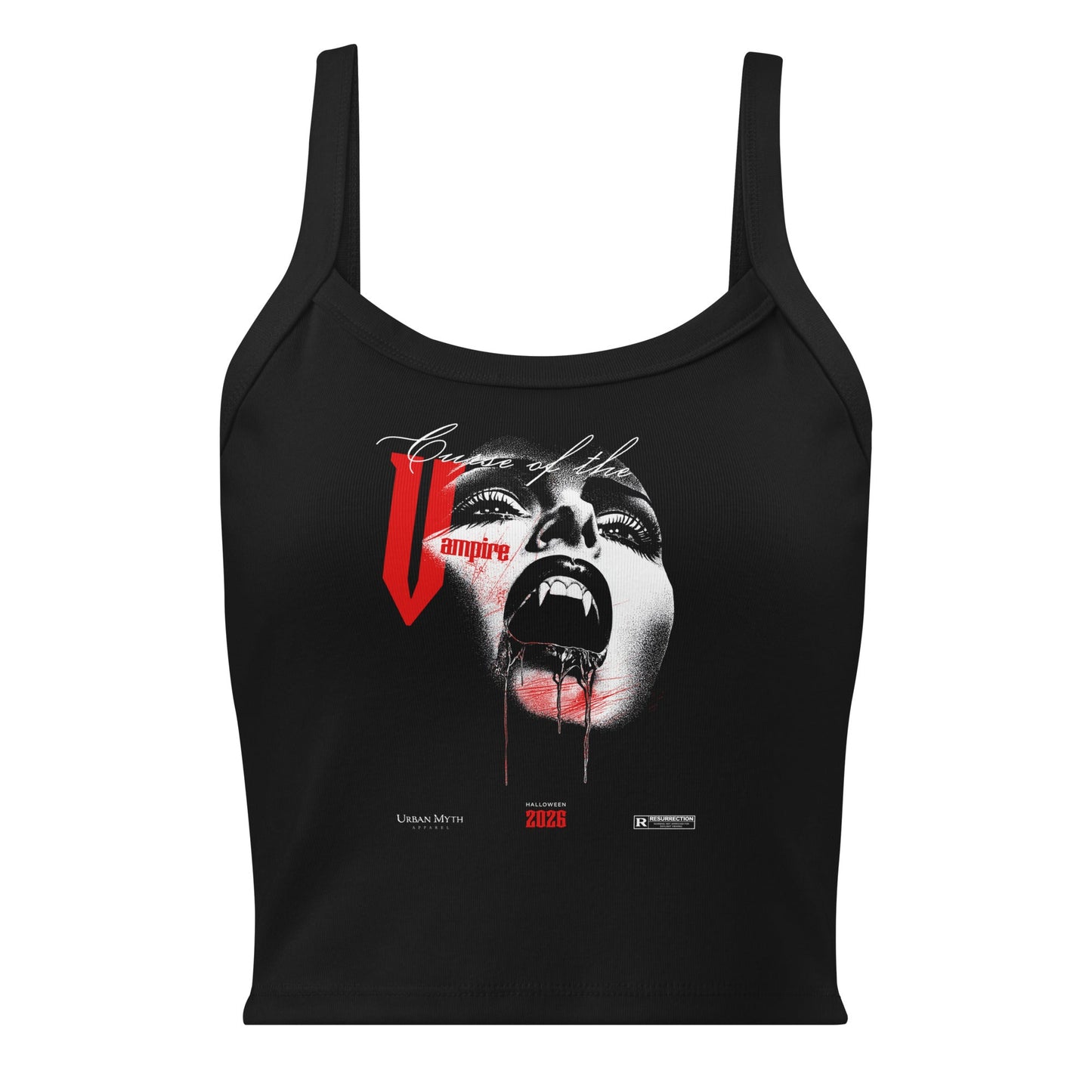 Curse of the Vampire Women’s Micro - Rib Tank - Urban Myth Apparel