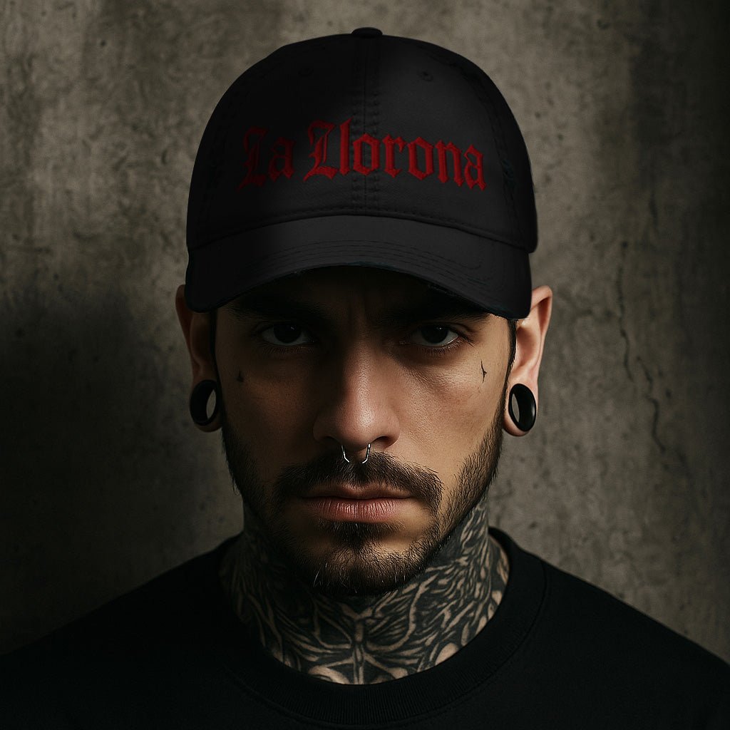 La Llorona Distressed Hat - Urban Myth Apparel
