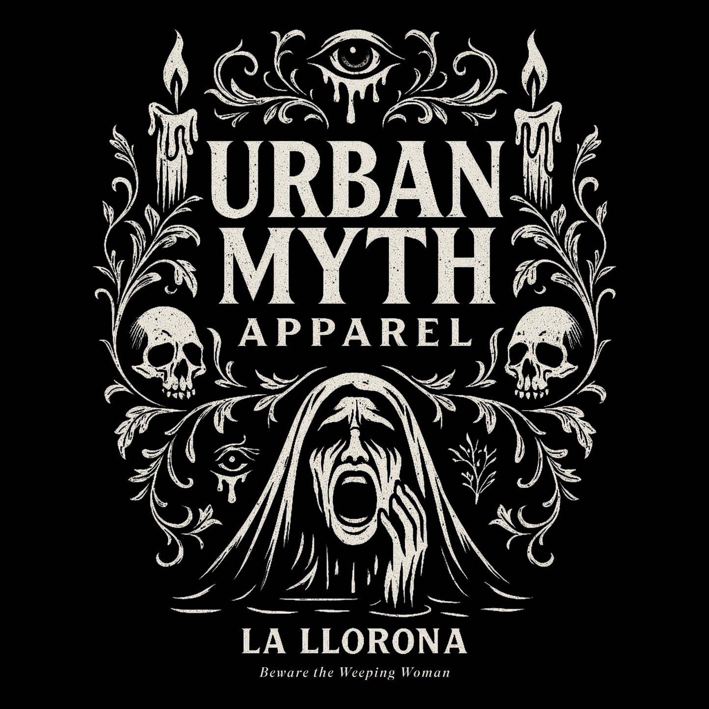 La Llorona Weeping Eyes Tee - Urban Myth Apparel