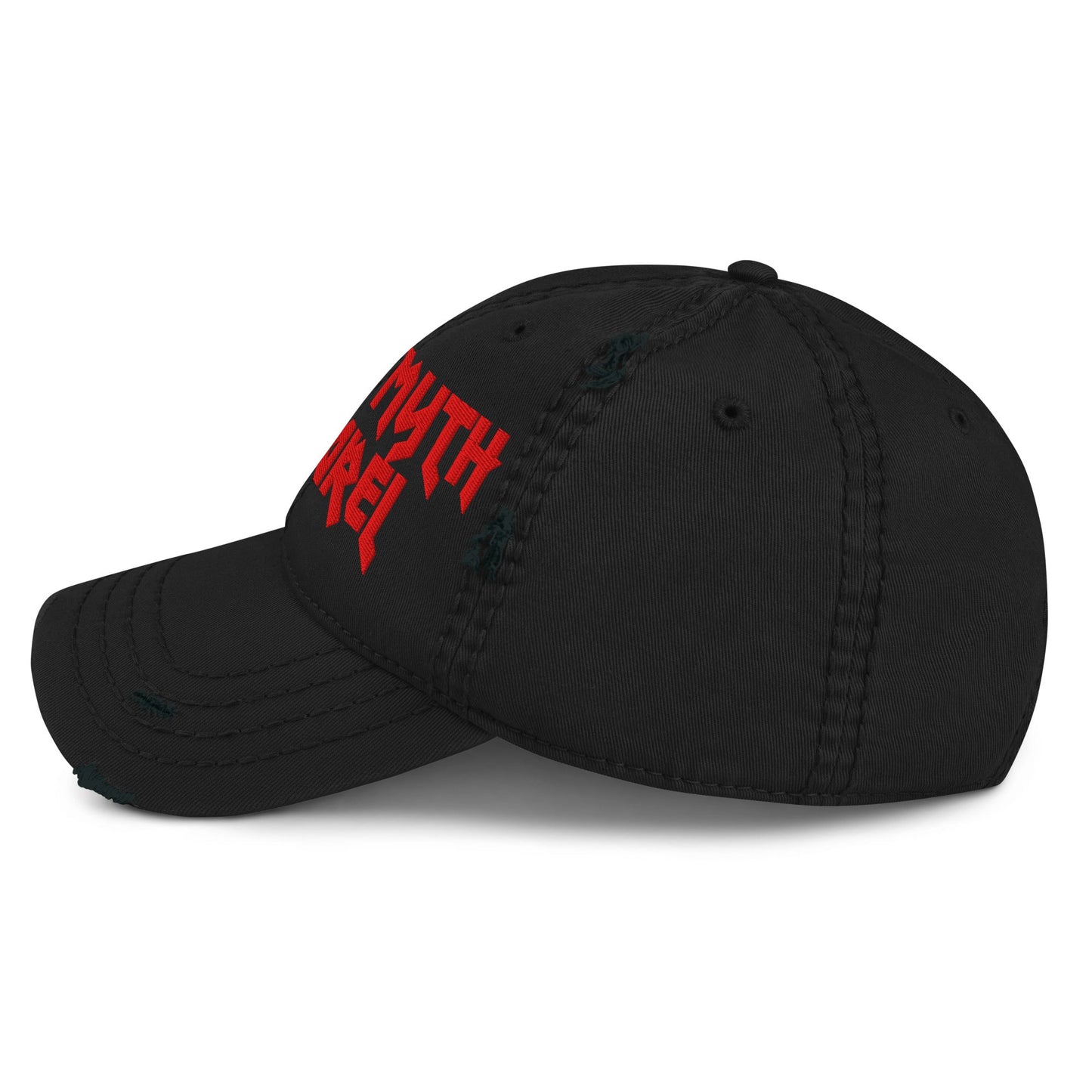 Metal Logo Distressed Dad Hat - Urban Myth Apparel