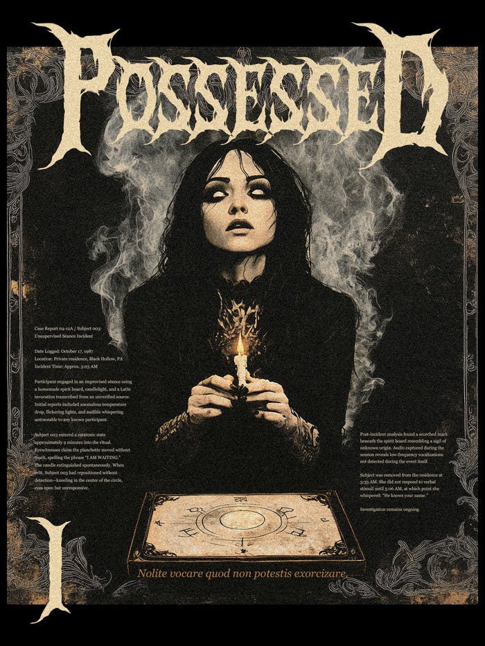 Possessed I - The Invitation Tee - Urban Myth Apparel
