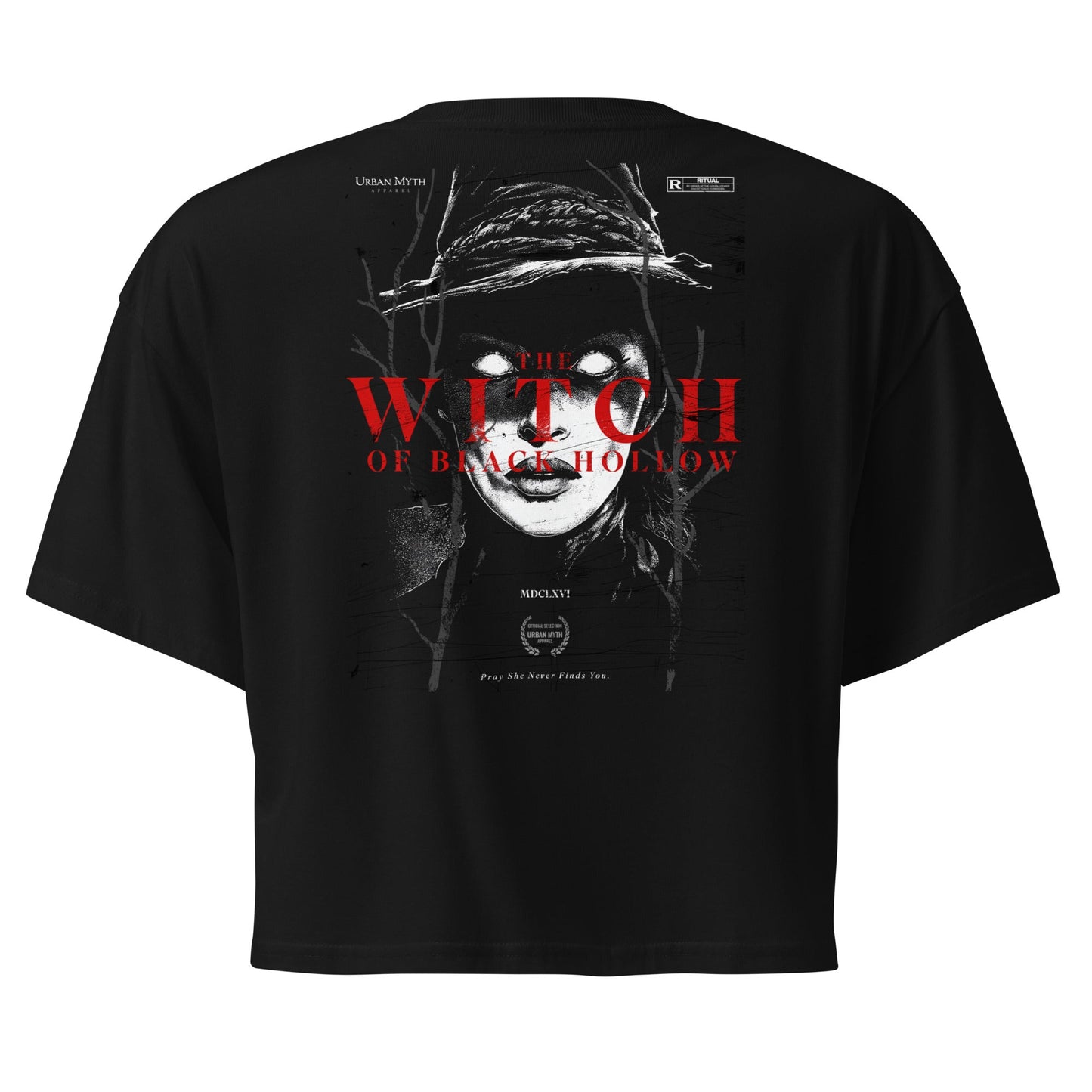 The Witch of Black Hollow Crop Top - Urban Myth Apparel