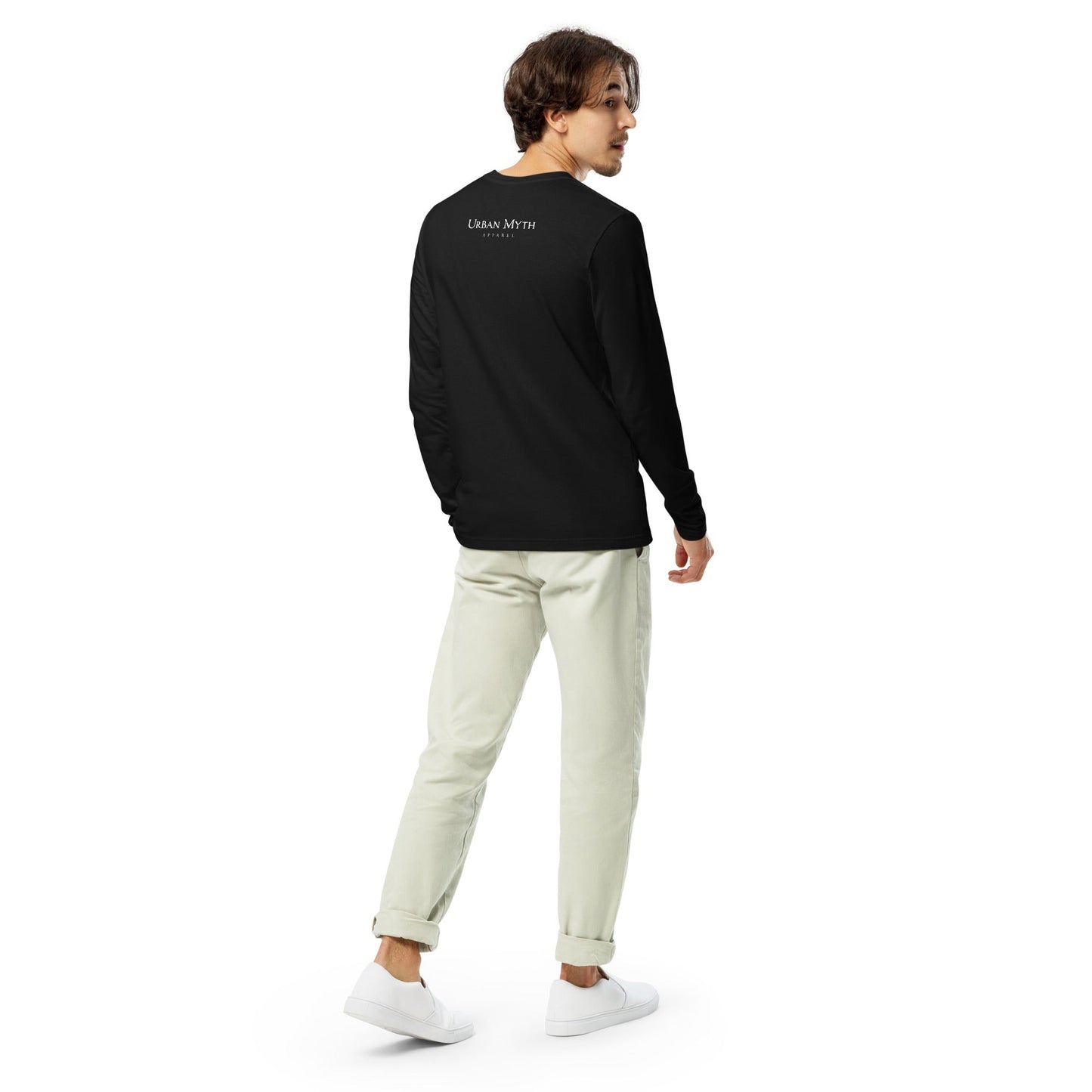 Water Bomber Long Sleeve Fitted Crew - Urban Myth Apparel