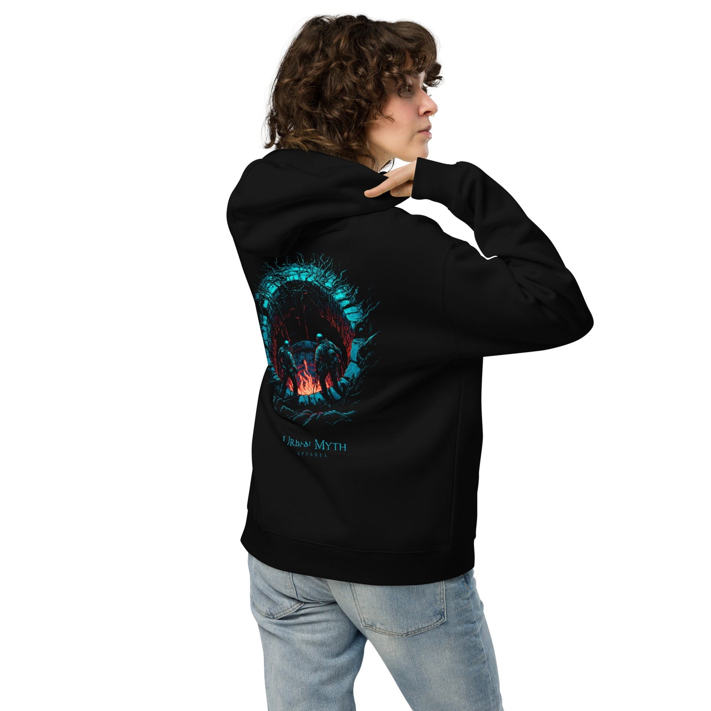 Well to Hell Unisex Oversized Hoodie - Urban Myth Apparel