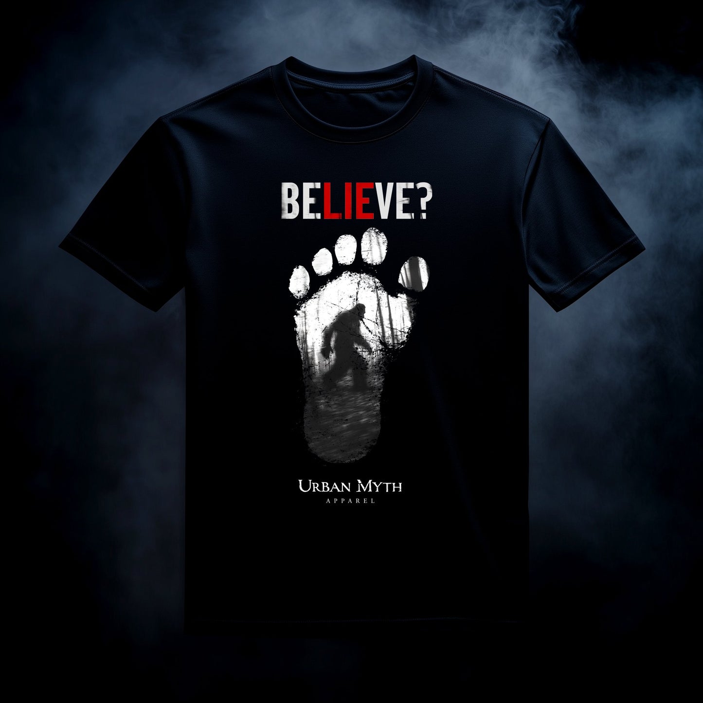 Bigfoot "Believe?" Tee - Urban Myth Apparel