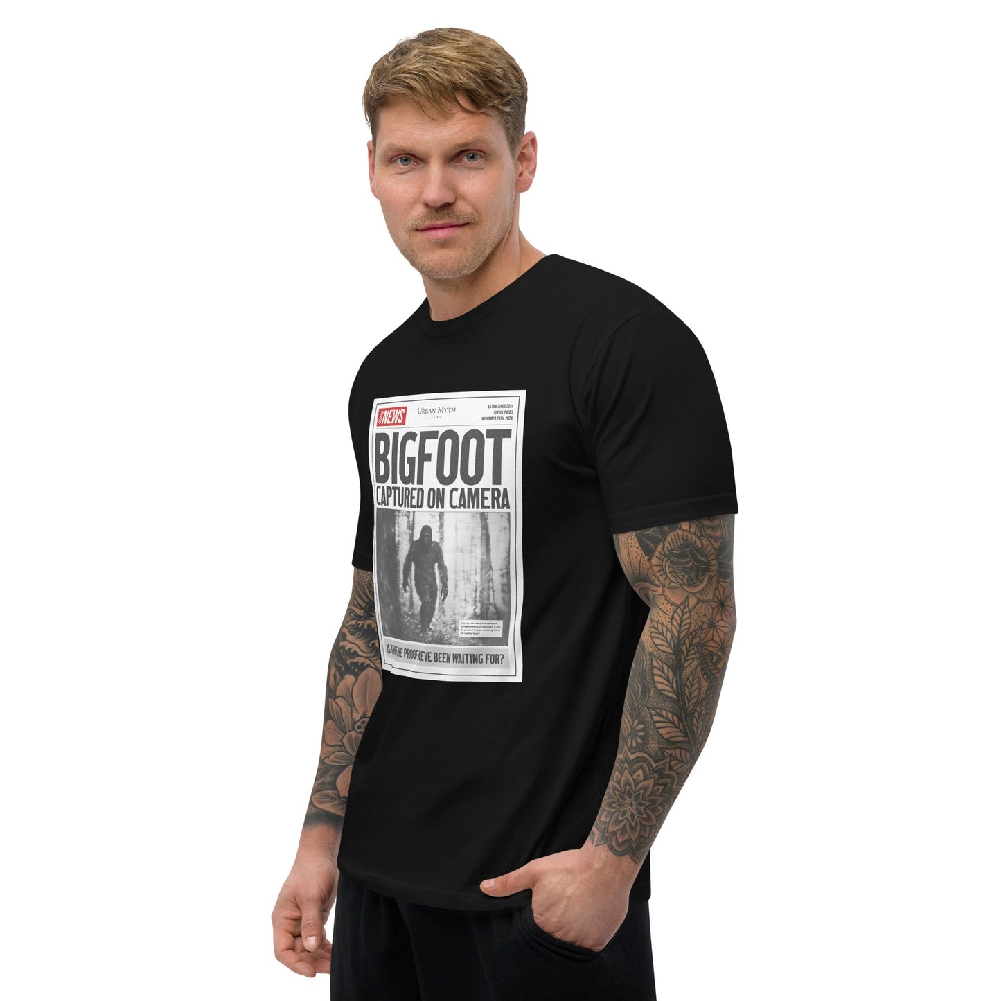 Bigfoot Captured on Camera Tee - Urban Myth Apparel