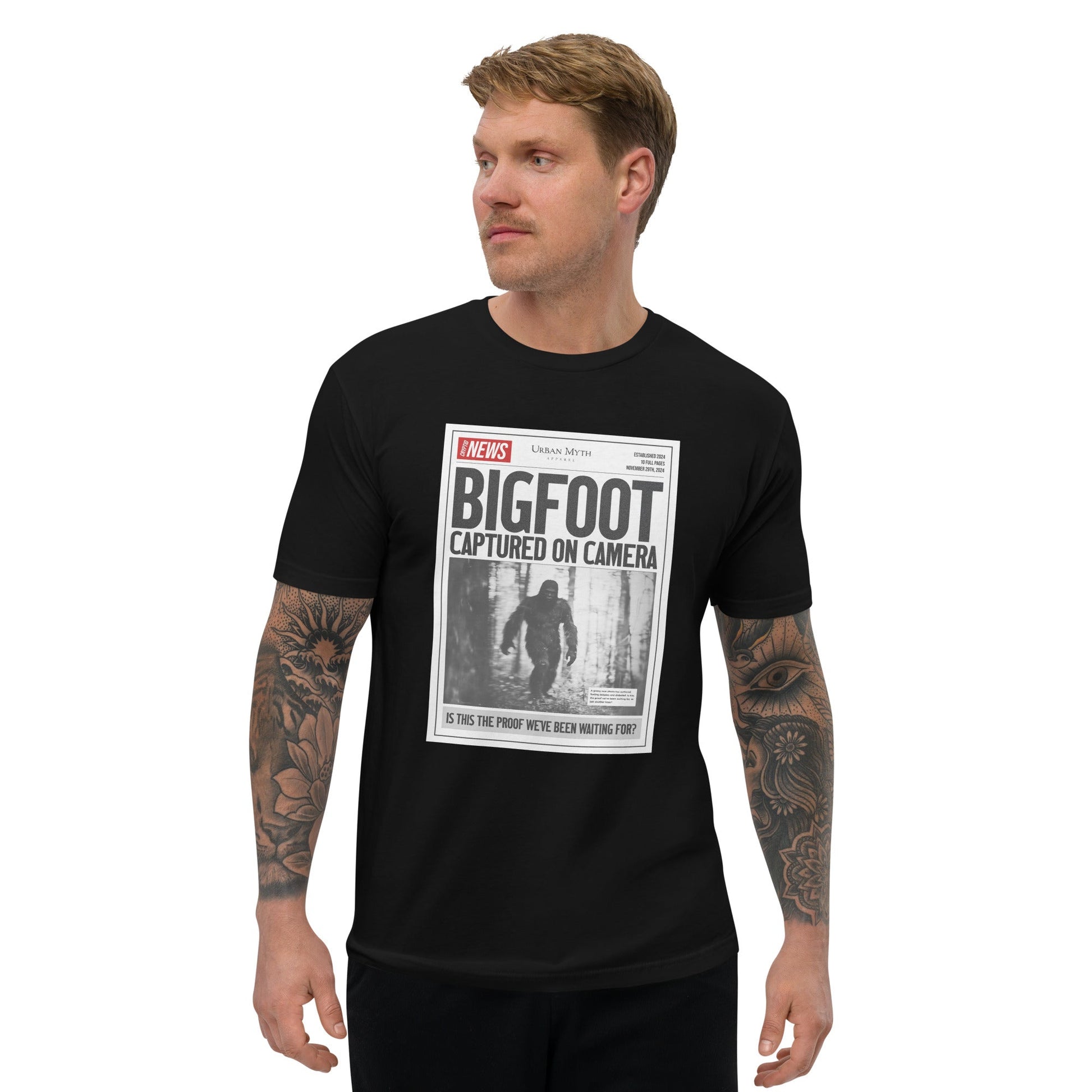 Bigfoot Captured on Camera Tee - Urban Myth Apparel