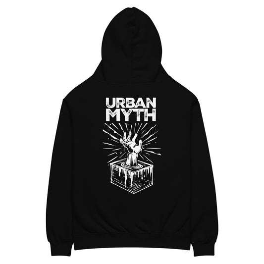 Dybbuk Box Logo Unisex Oversized Hoodie - Urban Myth Apparel