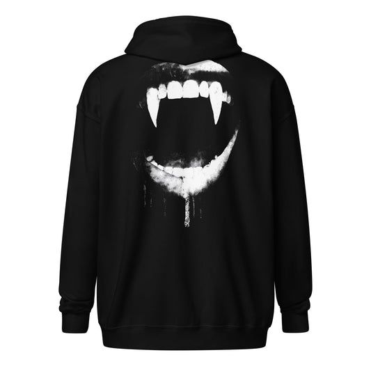 FANGS Zip Up Hoodie - Urban Myth Apparel