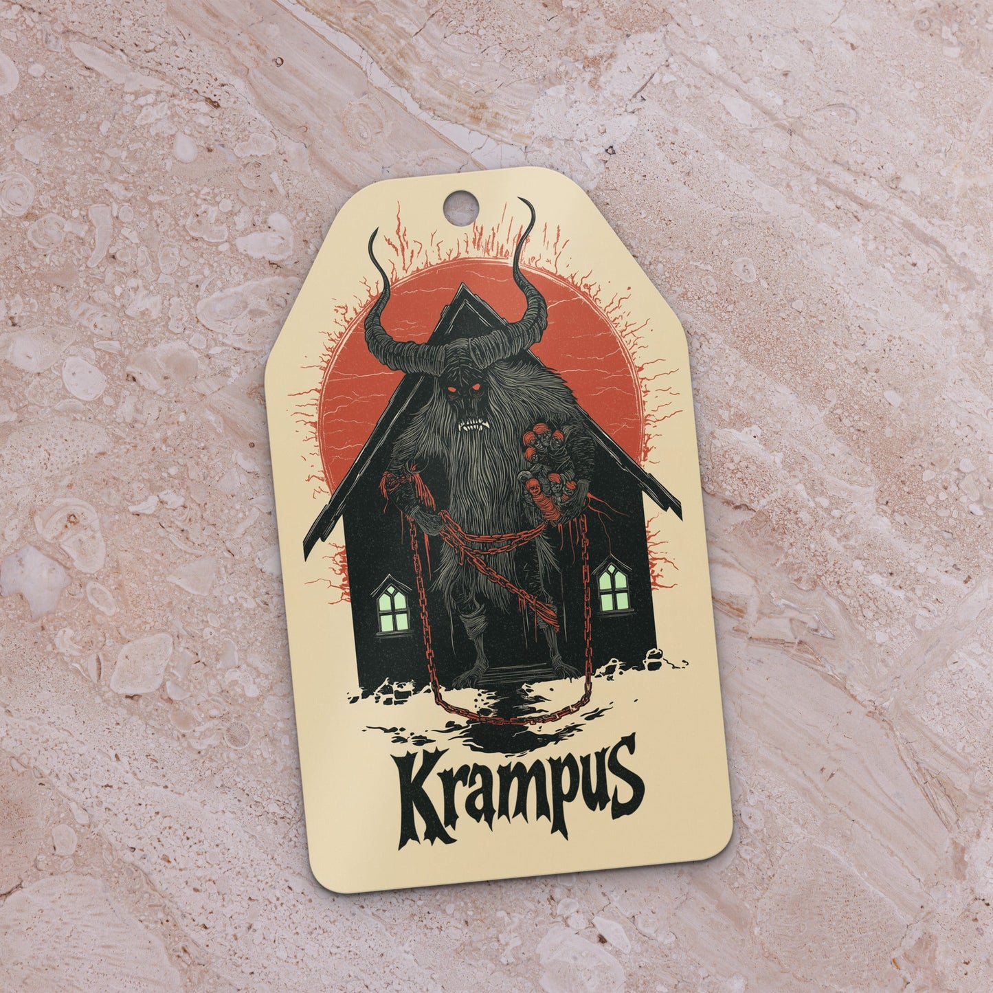 Krampus Metal Ornament - Urban Myth Apparel