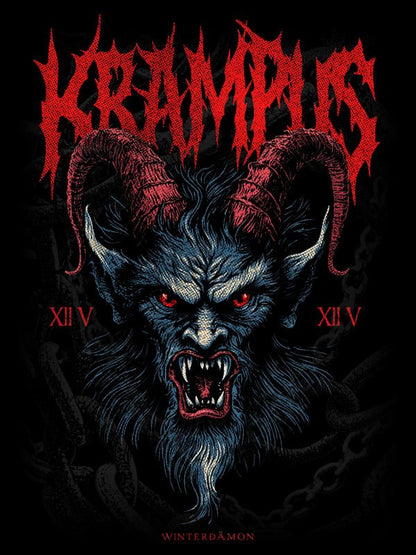 Krampus Winterdämon ZIp Hoodie - Urban Myth Apparel