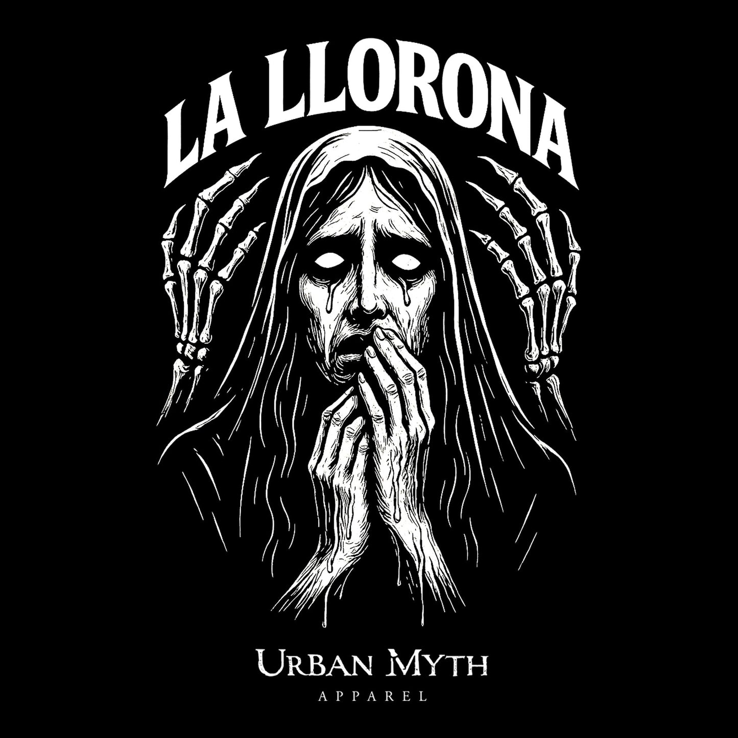 La Llorona Mourning Women’s Micro - rib Tank - Urban Myth Apparel