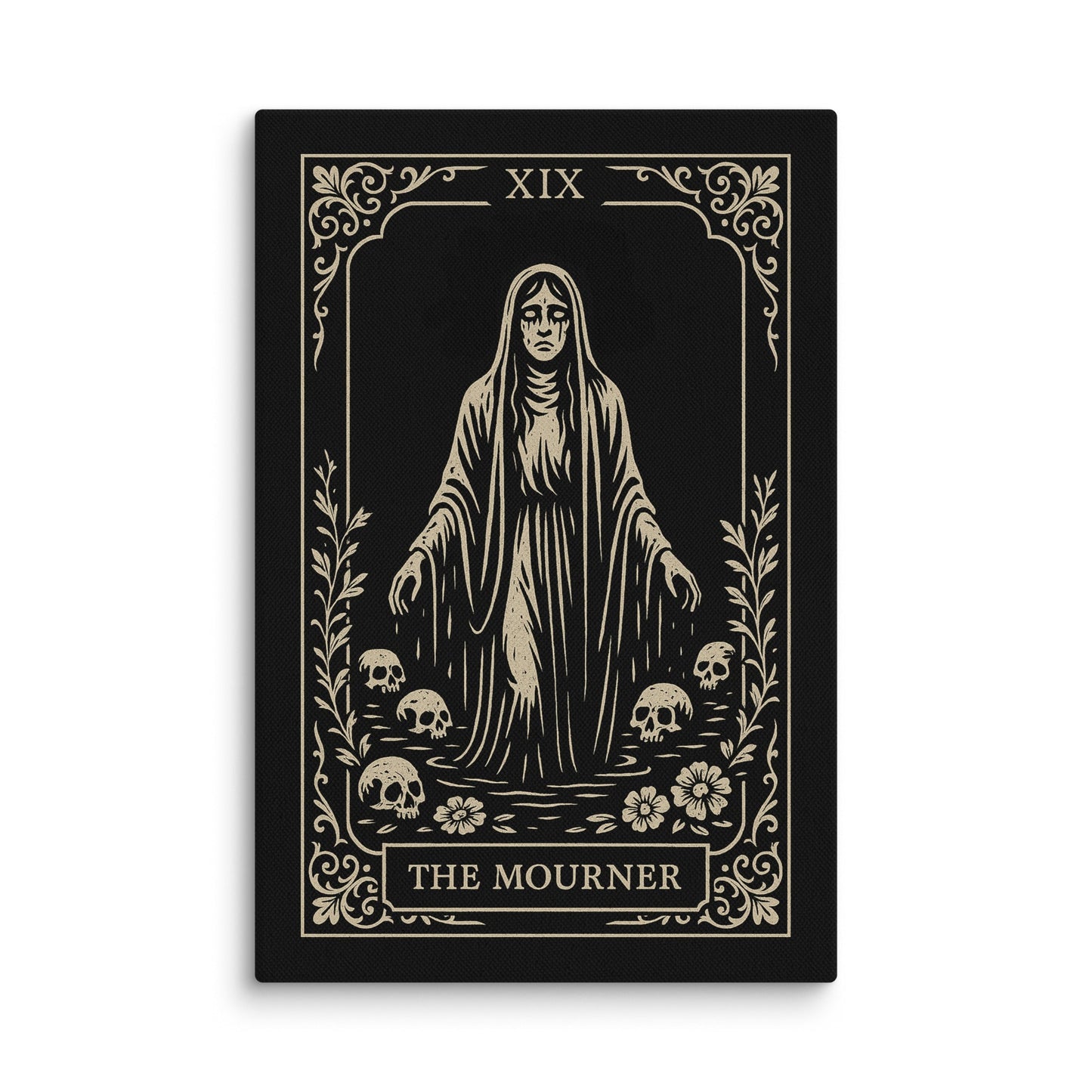 La Llorona Tarot 8x12 Canvas Print - Urban Myth Apparel