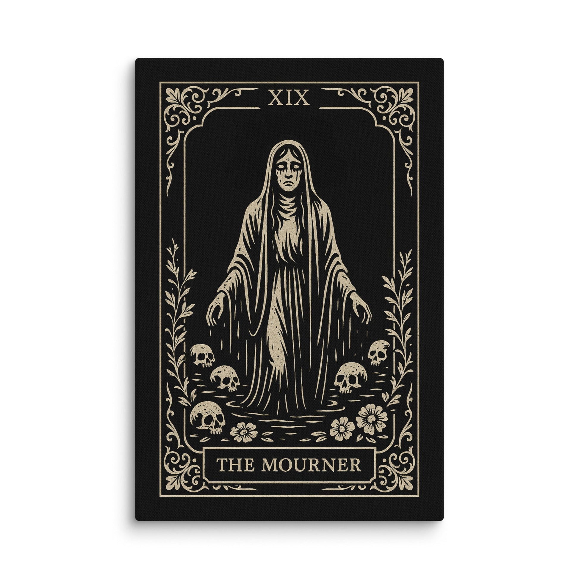 La Llorona Tarot 8x12 Canvas Print - Urban Myth Apparel