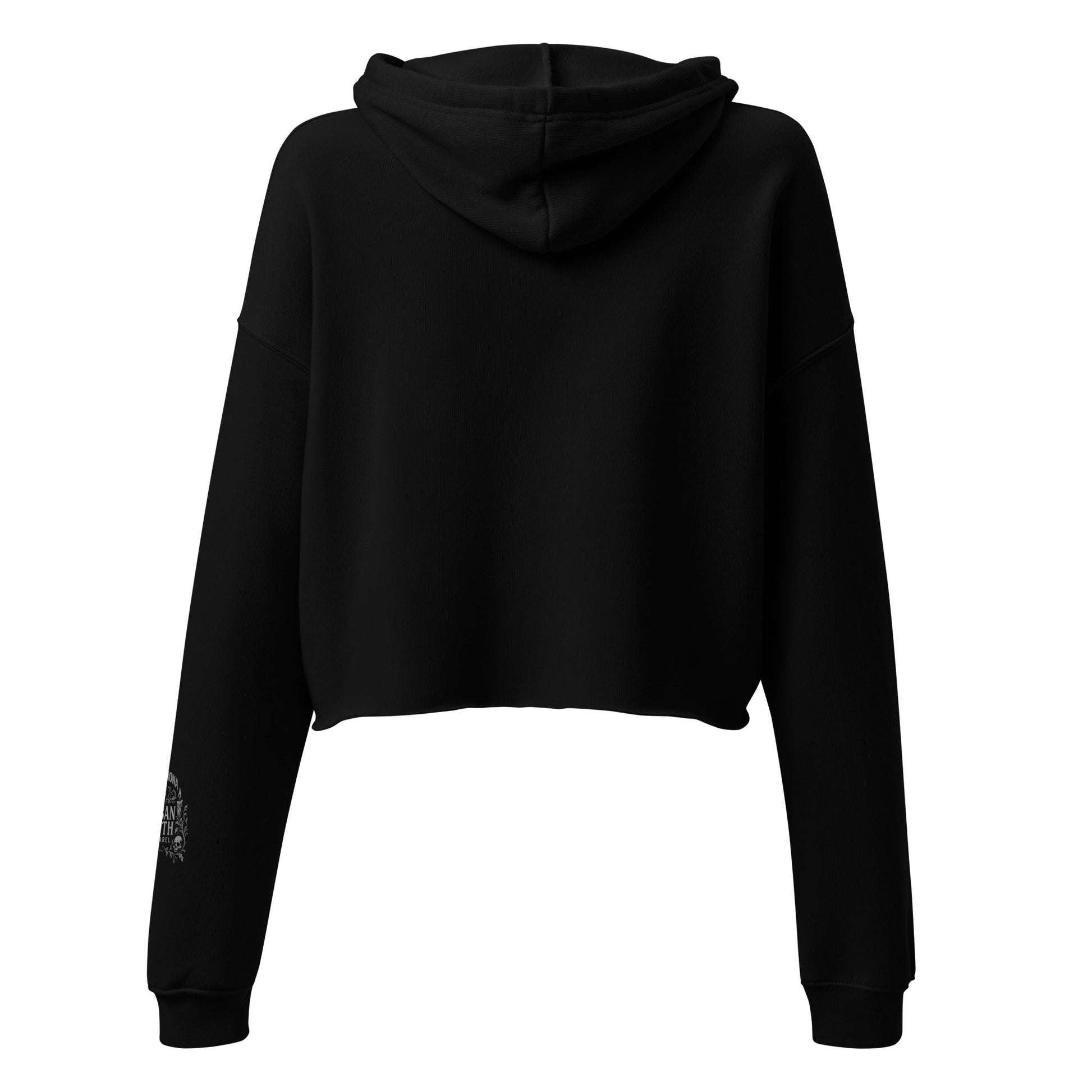 La Llorona Under the Veil Women's Crop Hoodie - Urban Myth Apparel