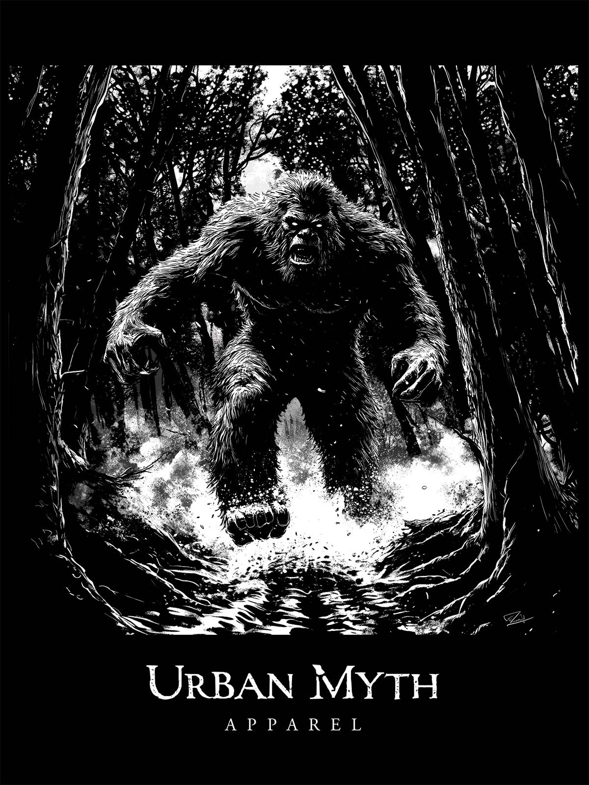 Limited Edition! Bigfoot Force of Nature Tee - Urban Myth Apparel