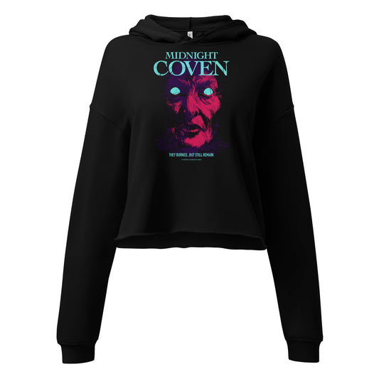 Midnight Coven Women's Crop Hoodie - Urban Myth Apparel