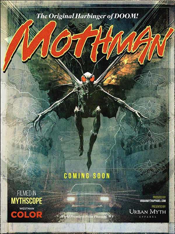 Mothman Vintage Movie Tee - Urban Myth Apparel