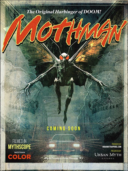 Mothman Vintage Movie Tee - Urban Myth Apparel