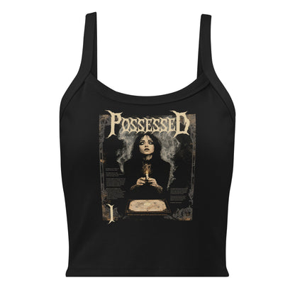 Possessed - Women’s Micro - rib Tank Top - Urban Myth Apparel