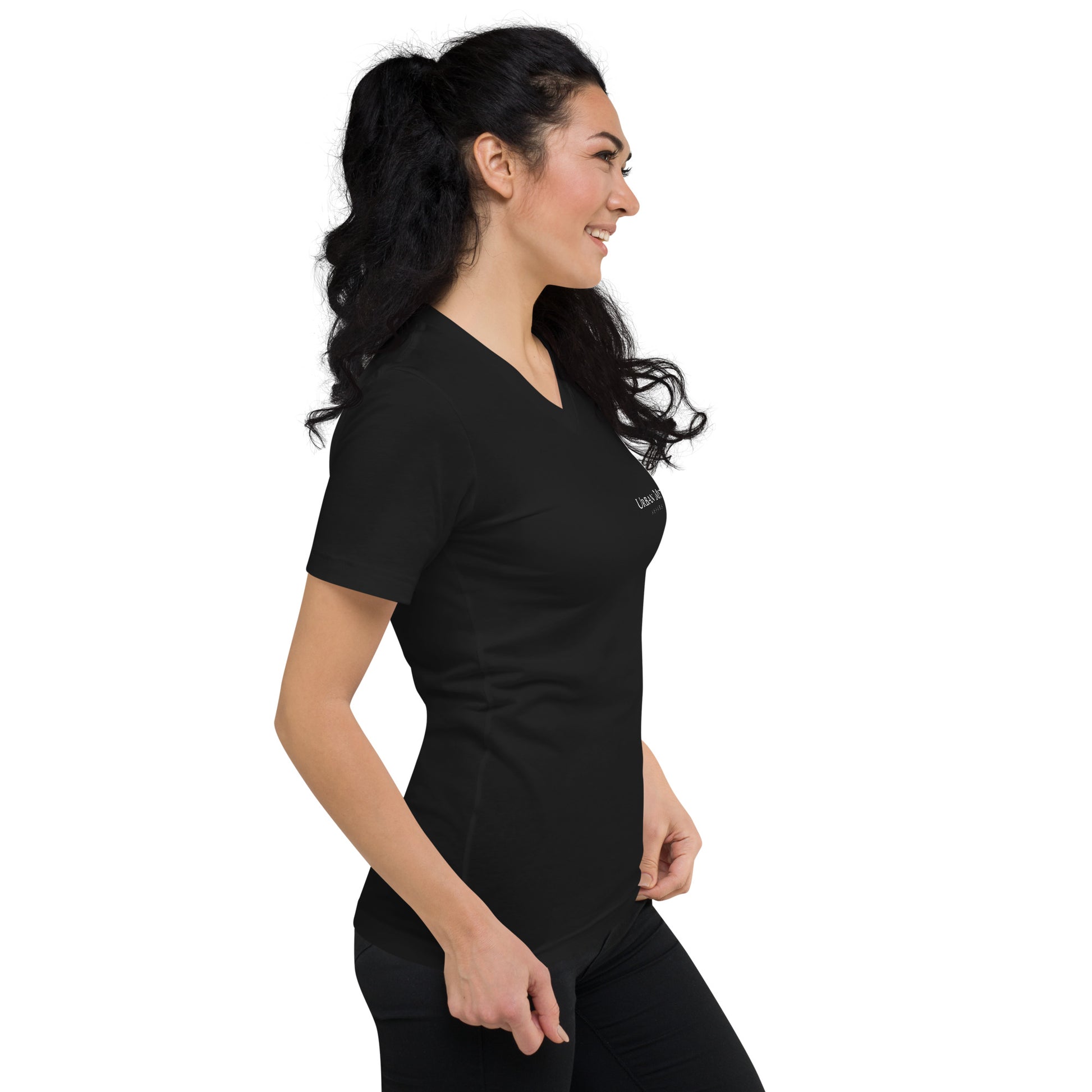 Women's V-Neck Reaper Logo Tee - Urban Myth Apparel